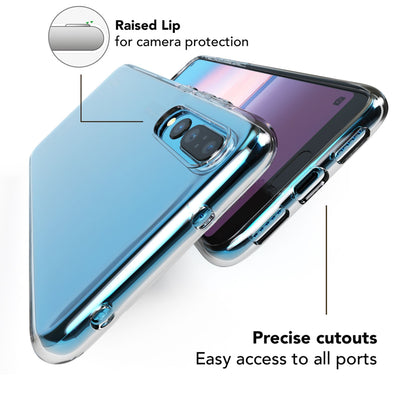 NALIA Transparente Silikonhülle für Huawei P20 Pro – Anti-Gelb & Rutschfest – GLAZE (Handyhülle Kristallklar, Schlank & Stoßfest) – Marke aus Berlin Default Title NALIA Transparente Hülle