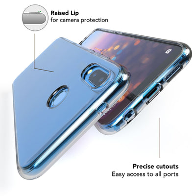 NALIA Transparente Silikonhülle für Huawei P20 Lite – Anti-Gelb & Rutschfest – GLAZE (Handyhülle Kristallklar, Schlank & Stoßfest) – Marke aus Berlin Default Title NALIA Transparente Hülle
