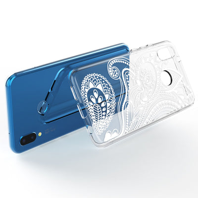 NALIA Handyhülle kompatibel mit Huawei P20 Lite, Slim Silikon Motiv Case Back-Cover Crystal Schutzhülle Dünn Durchsichtig, Etui Handy-Tasche Transparent Bumper NALIA SlimFit Hülle