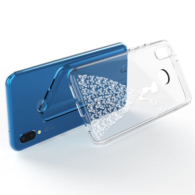 NALIA Handyhülle kompatibel mit Huawei P20 Lite, Slim Silikon Motiv Case Back-Cover Crystal Schutzhülle Dünn Durchsichtig, Etui Handy-Tasche Transparent Bumper NALIA SlimFit Hülle