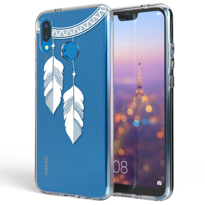Huawei P20 Lite Hülle Handyhülle von NALIA, Slim Motiv Silikon Cover Schutzhülle NALIA