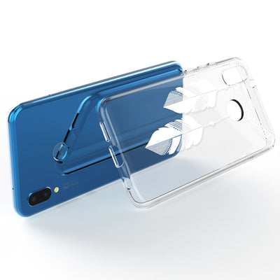 NALIA Handyhülle kompatibel mit Huawei P20 Lite, Slim Silikon Motiv Case Back-Cover Crystal Schutzhülle Dünn Durchsichtig, Etui Handy-Tasche Transparent Bumper NALIA SlimFit Hülle