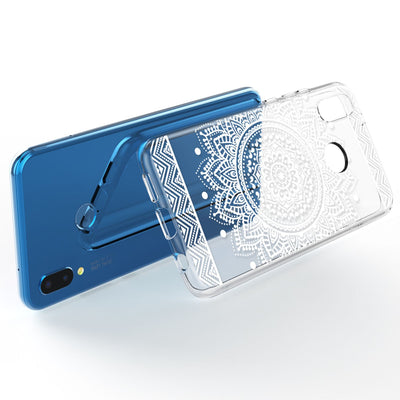 NALIA Handyhülle kompatibel mit Huawei P20 Lite, Slim Silikon Motiv Case Back-Cover Crystal Schutzhülle Dünn Durchsichtig, Etui Handy-Tasche Transparent Bumper NALIA SlimFit Hülle