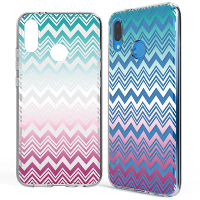 NALIA Handyhülle kompatibel mit Huawei P20 Lite, Slim Silikon Motiv Case Back-Cover Crystal Schutzhülle Dünn Durchsichtig, Etui Handy-Tasche Transparent Bumper NALIA SlimFit Hülle