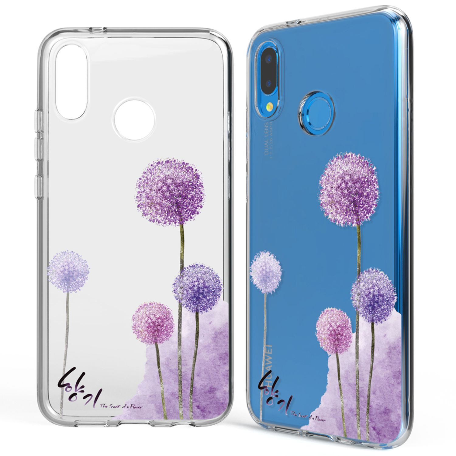Huawei P20 Lite Hülle Handyhülle von NALIA, Slim Motiv Silikon Cover Schutzhülle NALIA