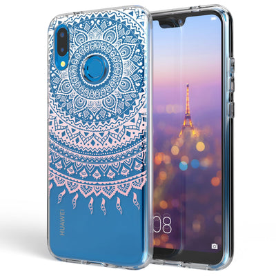 NALIA Handyhülle kompatibel mit Huawei P20 Lite, Slim Silikon Motiv Case Back-Cover Crystal Schutzhülle Dünn Durchsichtig, Etui Handy-Tasche Transparent Bumper NALIA SlimFit Hülle
