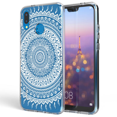 NALIA Handyhülle kompatibel mit Huawei P20 Lite, Slim Silikon Motiv Case Back-Cover Crystal Schutzhülle Dünn Durchsichtig, Etui Handy-Tasche Transparent Bumper NALIA SlimFit Hülle