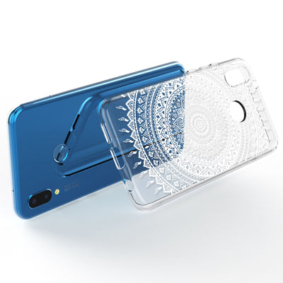 NALIA Handyhülle kompatibel mit Huawei P20 Lite, Slim Silikon Motiv Case Back-Cover Crystal Schutzhülle Dünn Durchsichtig, Etui Handy-Tasche Transparent Bumper NALIA SlimFit Hülle