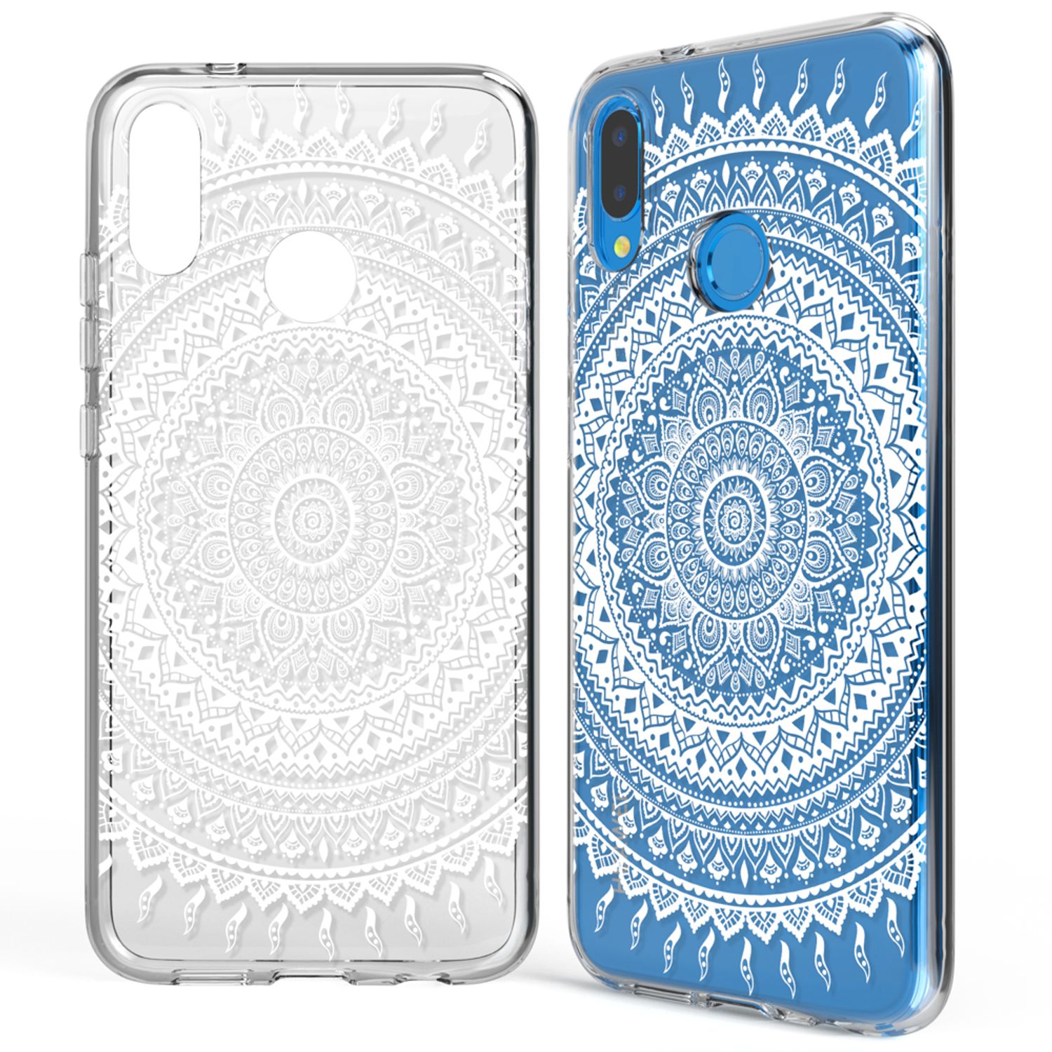 Huawei P20 Lite Hülle Handyhülle von NALIA, Slim Motiv Silikon Cover Schutzhülle NALIA