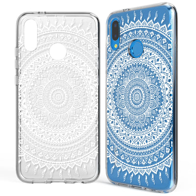 NALIA Handyhülle kompatibel mit Huawei P20 Lite, Slim Silikon Motiv Case Back-Cover Crystal Schutzhülle Dünn Durchsichtig, Etui Handy-Tasche Transparent Bumper NALIA SlimFit Hülle