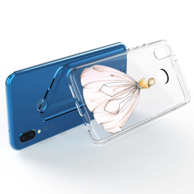 NALIA Handyhülle kompatibel mit Huawei P20 Lite, Slim Silikon Motiv Case Back-Cover Crystal Schutzhülle Dünn Durchsichtig, Etui Handy-Tasche Transparent Bumper NALIA SlimFit Hülle