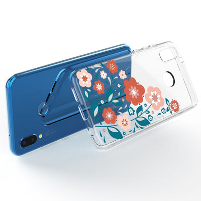 NALIA Handyhülle kompatibel mit Huawei P20 Lite, Slim Silikon Motiv Case Back-Cover Crystal Schutzhülle Dünn Durchsichtig, Etui Handy-Tasche Transparent Bumper NALIA SlimFit Hülle