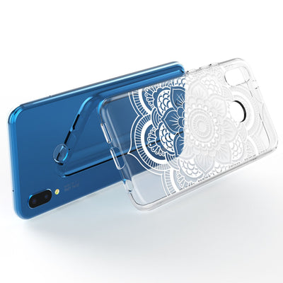 NALIA Handyhülle kompatibel mit Huawei P20 Lite, Slim Silikon Motiv Case Back-Cover Crystal Schutzhülle Dünn Durchsichtig, Etui Handy-Tasche Transparent Bumper NALIA SlimFit Hülle
