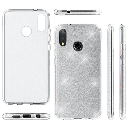 Huawei P20 Lite Hülle Handyhülle von NALIA, Glitzer Silikon-Case Back-Cover Schwarz NALIA Protective Hülle