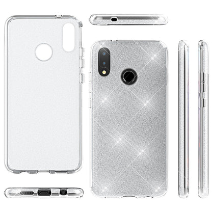 Huawei P20 Lite Hülle Handyhülle von NALIA, Glitzer Silikon-Case Back-Cover Gold NALIA Protective Hülle