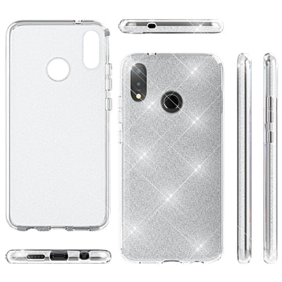 NALIA Glitzerhülle für Huawei P20 Lite – Funkelnder Glitzer-Look & Grip – SHINEPOP (Silikon Case) – Marke aus Berlin Türkis NALIA Protective Hülle
