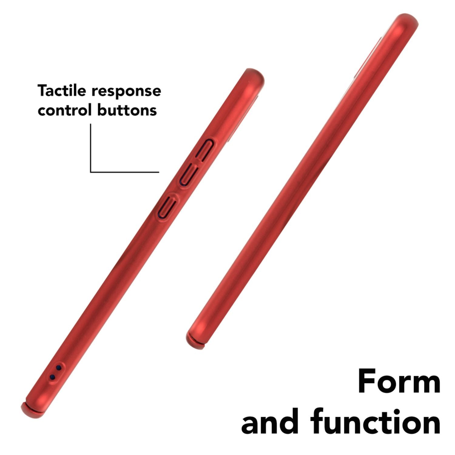 Huawei P20 Handy Hülle von NALIA Dünnes Hard Case Schutz Etui Slim Matt Cover Schwarz NALIA SlimFit Hülle