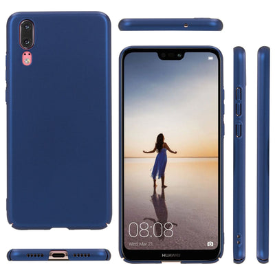 NALIA Ultra Slim Hardcase für Huawei P20 – Anti-Fingerabdruck & 0.5mm Dünn – PUREFIT (Matt & Leicht) – Marke aus Berlin Schwarz NALIA SlimFit Hülle