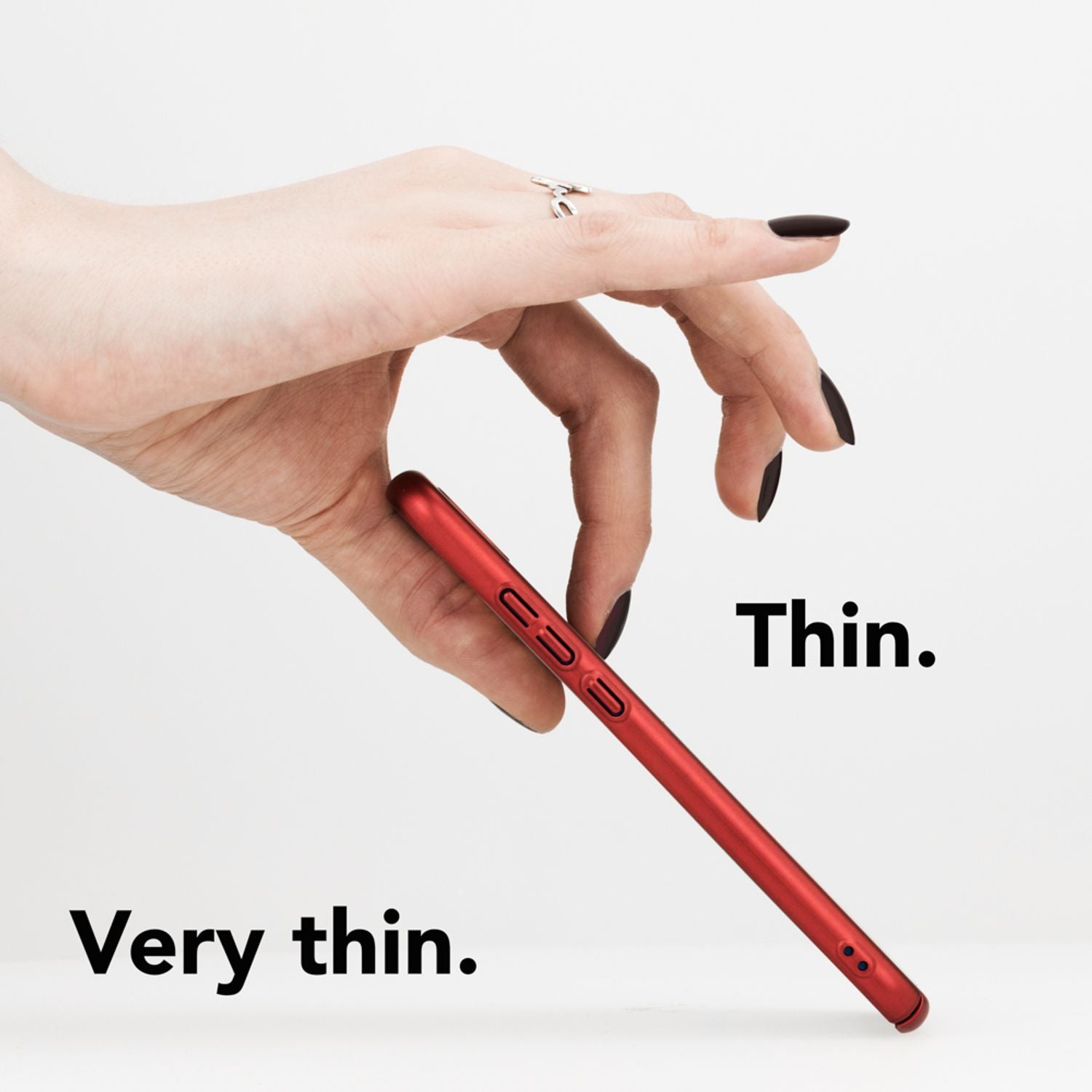 Huawei P20 Handy Hülle von NALIA Dünnes Hard Case Schutz Etui Slim Matt Cover Schwarz NALIA SlimFit Hülle