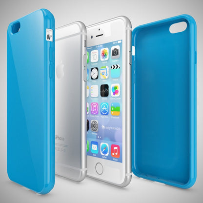 iPhone 6 6S Hülle Handyhülle von NALIA, Ultra-Slim TPU Silikon Cover Jelly Case NALIA