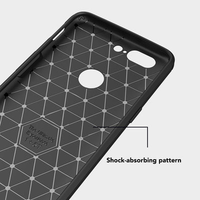 NALIA Silikonhülle für OnePlus 5T – Rutschfest & Matt – VORTEX (Gebürstete Optik & Carbon Design) – Marke aus Berlin Default Title NALIA Protective Hülle