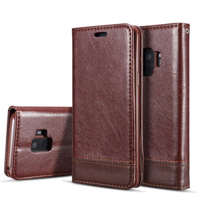 NALIA Handyhülle kompatibel mit Samsung Galaxy S9 Plus, Slim Kickstand Handyhülle Flip-Case Kunst-Leder Cover mit Magnet, Etui Ganzkörper Schutz Dünne Rundum Handy-Tasche Bumper Blau NALIA Protective Hülle