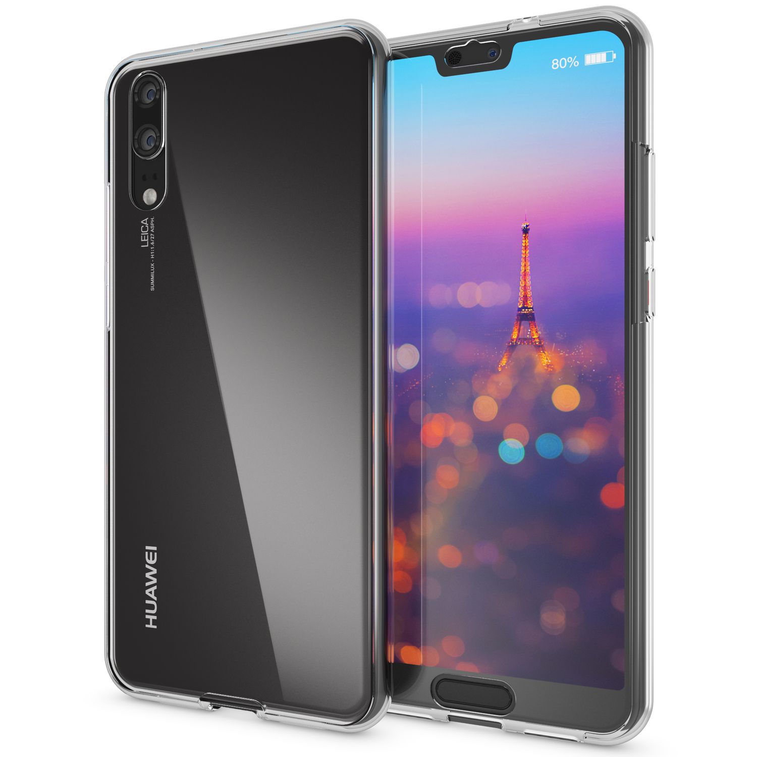 Huawei P20 360 Grad Handy Hülle von NALIA, Full Cover Rundum Bumper Etui Case NALIA
