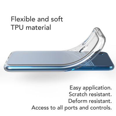 NALIA Handyhülle kompatibel mit Huawei P20 Lite, Slim Silikon Motiv Cover Case Crystal Schutzhülle Dünn Durchsichtig, Etui Handy-Tasche Backcover Transparent Bumper NALIA SlimFit Hülle