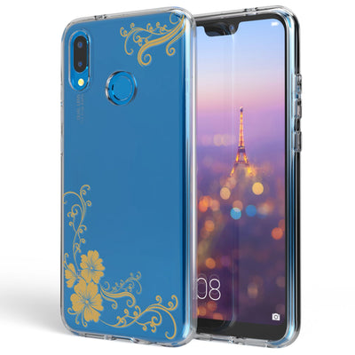 NALIA Handyhülle kompatibel mit Huawei P20 Lite, Slim Silikon Motiv Cover Case Crystal Schutzhülle Dünn Durchsichtig, Etui Handy-Tasche Backcover Transparent Bumper NALIA SlimFit Hülle