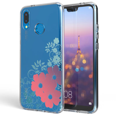 NALIA Handyhülle kompatibel mit Huawei P20 Lite, Slim Silikon Motiv Cover Case Crystal Schutzhülle Dünn Durchsichtig, Etui Handy-Tasche Backcover Transparent Bumper NALIA SlimFit Hülle