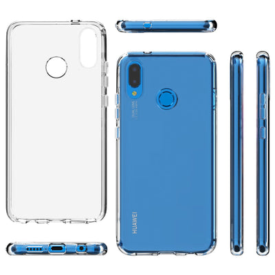 NALIA Handyhülle kompatibel mit Huawei P20 Lite, Slim Silikon Motiv Cover Case Crystal Schutzhülle Dünn Durchsichtig, Etui Handy-Tasche Backcover Transparent Bumper NALIA SlimFit Hülle