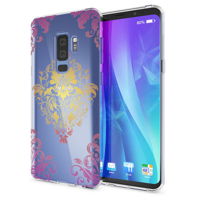 NALIA Handyhülle kompatibel mit Samsung Galaxy S9 Plus, Slim Silikon Motiv Case Schutzhülle Dünn Durchsichtig, Etui Handy-Tasche Back-Cover Transparent Bumper NALIA SlimFit Hülle