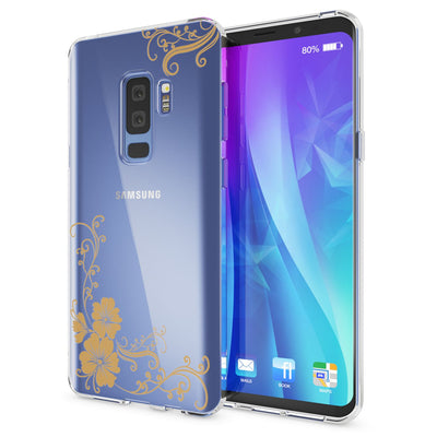 NALIA Handyhülle kompatibel mit Samsung Galaxy S9 Plus, Slim Silikon Motiv Case Schutzhülle Dünn Durchsichtig, Etui Handy-Tasche Back-Cover Transparent Bumper NALIA SlimFit Hülle