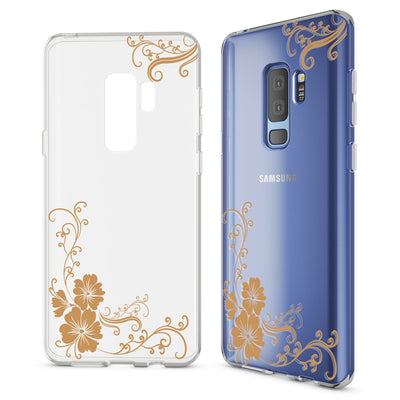 NALIA Handyhülle kompatibel mit Samsung Galaxy S9 Plus, Slim Silikon Motiv Case Schutzhülle Dünn Durchsichtig, Etui Handy-Tasche Back-Cover Transparent Bumper NALIA SlimFit Hülle