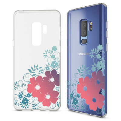 NALIA Handyhülle kompatibel mit Samsung Galaxy S9 Plus, Slim Silikon Motiv Case Schutzhülle Dünn Durchsichtig, Etui Handy-Tasche Back-Cover Transparent Bumper NALIA SlimFit Hülle