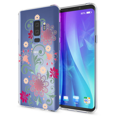 NALIA Handyhülle kompatibel mit Samsung Galaxy S9 Plus, Slim Silikon Motiv Case Schutzhülle Dünn Durchsichtig, Etui Handy-Tasche Back-Cover Transparent Bumper NALIA SlimFit Hülle