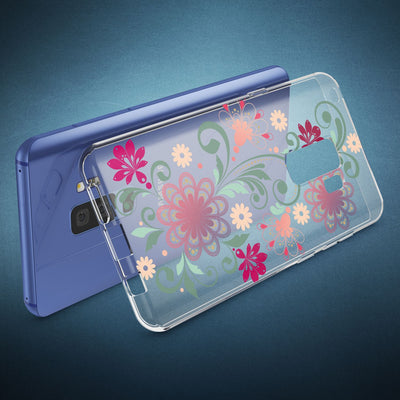 NALIA Handyhülle kompatibel mit Samsung Galaxy S9 Plus, Slim Silikon Motiv Case Schutzhülle Dünn Durchsichtig, Etui Handy-Tasche Back-Cover Transparent Bumper NALIA SlimFit Hülle