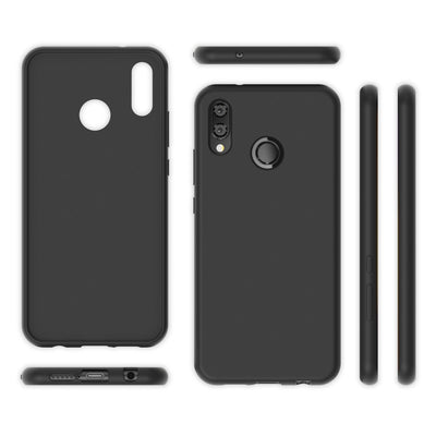 NALIA Neon Silikonhülle für Huawei P20 Lite – Soft-Touch & Signal-Neon – NEONSHOCK (Matte Schutzhülle) – Marke aus Berlin Schwarz NALIA Neon Hülle