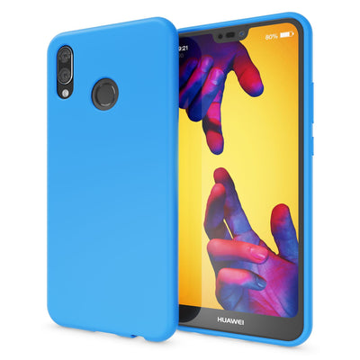 NALIA Neon Silikonhülle für Huawei P20 Lite – Soft-Touch & Signal-Neon – NEONSHOCK (Matte Schutzhülle) – Marke aus Berlin Schwarz NALIA Neon Hülle