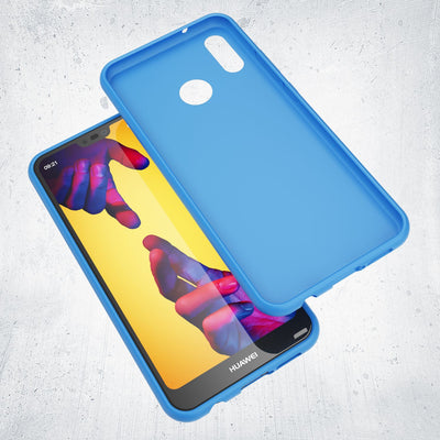 NALIA Neon Silikonhülle für Huawei P20 Lite – Soft-Touch & Signal-Neon – NEONSHOCK (Matte Schutzhülle) – Marke aus Berlin Schwarz NALIA Neon Hülle