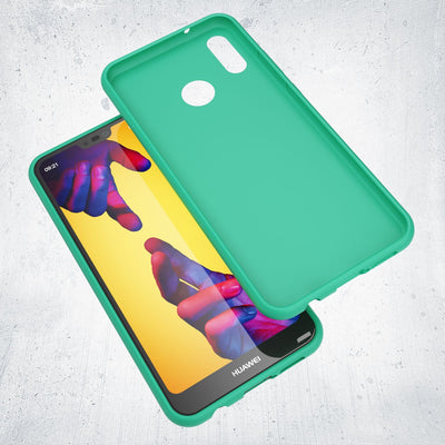 NALIA Neon Silikonhülle für Huawei P20 Lite – Soft-Touch & Signal-Neon – NEONSHOCK (Matte Schutzhülle) – Marke aus Berlin Schwarz NALIA Neon Hülle