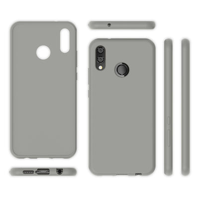 NALIA Neon Silikonhülle für Huawei P20 Lite – Soft-Touch & Signal-Neon – NEONSHOCK (Matte Schutzhülle) – Marke aus Berlin Grau NALIA Neon Hülle