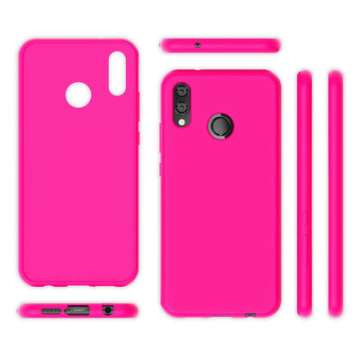 NALIA Neon Silikonhülle für Huawei P20 Lite – Soft-Touch & Signal-Neon – NEONSHOCK (Matte Schutzhülle) – Marke aus Berlin Pink NALIA Neon Hülle