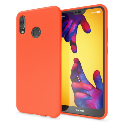 NALIA Neon Silikonhülle für Huawei P20 Lite – Soft-Touch & Signal-Neon – NEONSHOCK (Matte Schutzhülle) – Marke aus Berlin Pink NALIA Neon Hülle
