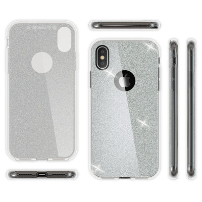 iPhone XS X Handyhülle 360° NALIA Case Cover Komplettschutz Rundum klar Outdoor