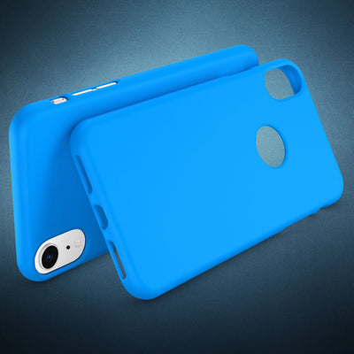 NALIA Neon Silikonhülle für iPhone XR – Soft-Touch & Signal-Neon – NEONSHOCK (Matte Schutzhülle) – Marke aus Berlin Blau NALIA Protective Hülle