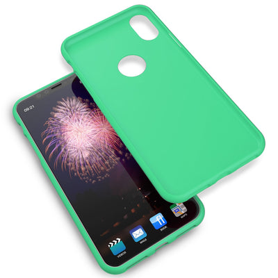 NALIA Neon Silikonhülle für iPhone XR – Soft-Touch & Signal-Neon – NEONSHOCK (Matte Schutzhülle) – Marke aus Berlin Grün NALIA Protective Hülle