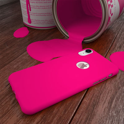 NALIA Neon Silikonhülle für iPhone XR – Soft-Touch & Signal-Neon – NEONSHOCK (Matte Schutzhülle) – Marke aus Berlin Orange NALIA Protective Hülle