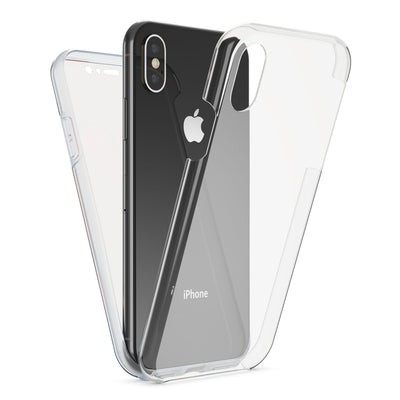 NALIA 360° Hülle für iPhone XS Max – Vorne & Hinten Schutz – 360GUARD (Full-Body Case) – Marke aus Berlin Transparent NALIA Transparente Hülle