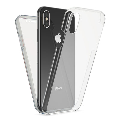 NALIA 360° Hülle für iPhone XS Max – Vorne & Hinten Schutz – 360GUARD (Full-Body Case) – Marke aus Berlin Transparent NALIA Transparente Hülle